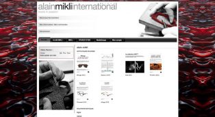 Site B2B cust.mikli.com dédié aux opticiens pour leur réassort, page des documents techniques téléchargeables